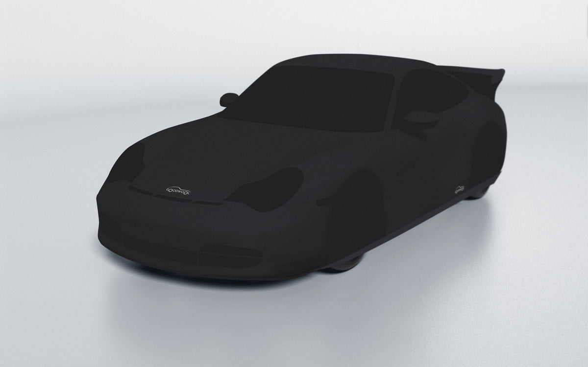 Goodwool tailor-made car cover for Porsche 911 (996.2) GT3 RS — Black 850