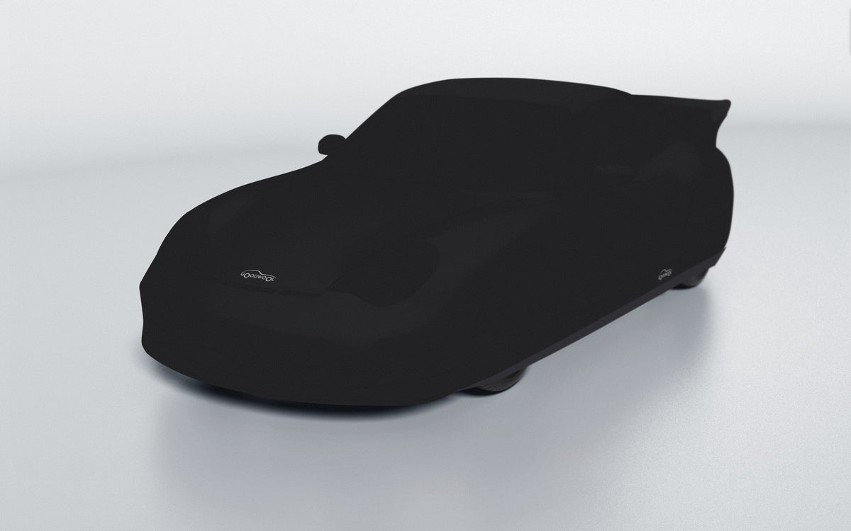 Goodwool tailor-made car cover for Porsche 911 (996.2) GT3 RS — Black 890