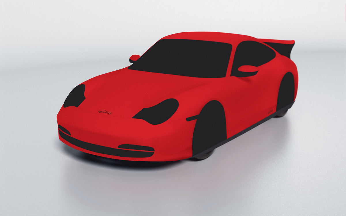 Goodwool tailor-made car cover for Porsche 911 (996.2) GT3 — Red 150