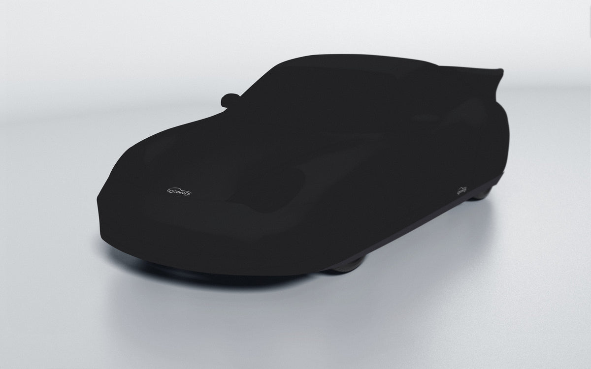 Goodwool tailor-made car cover for Porsche 911 (996.2) GT3 — Black 890