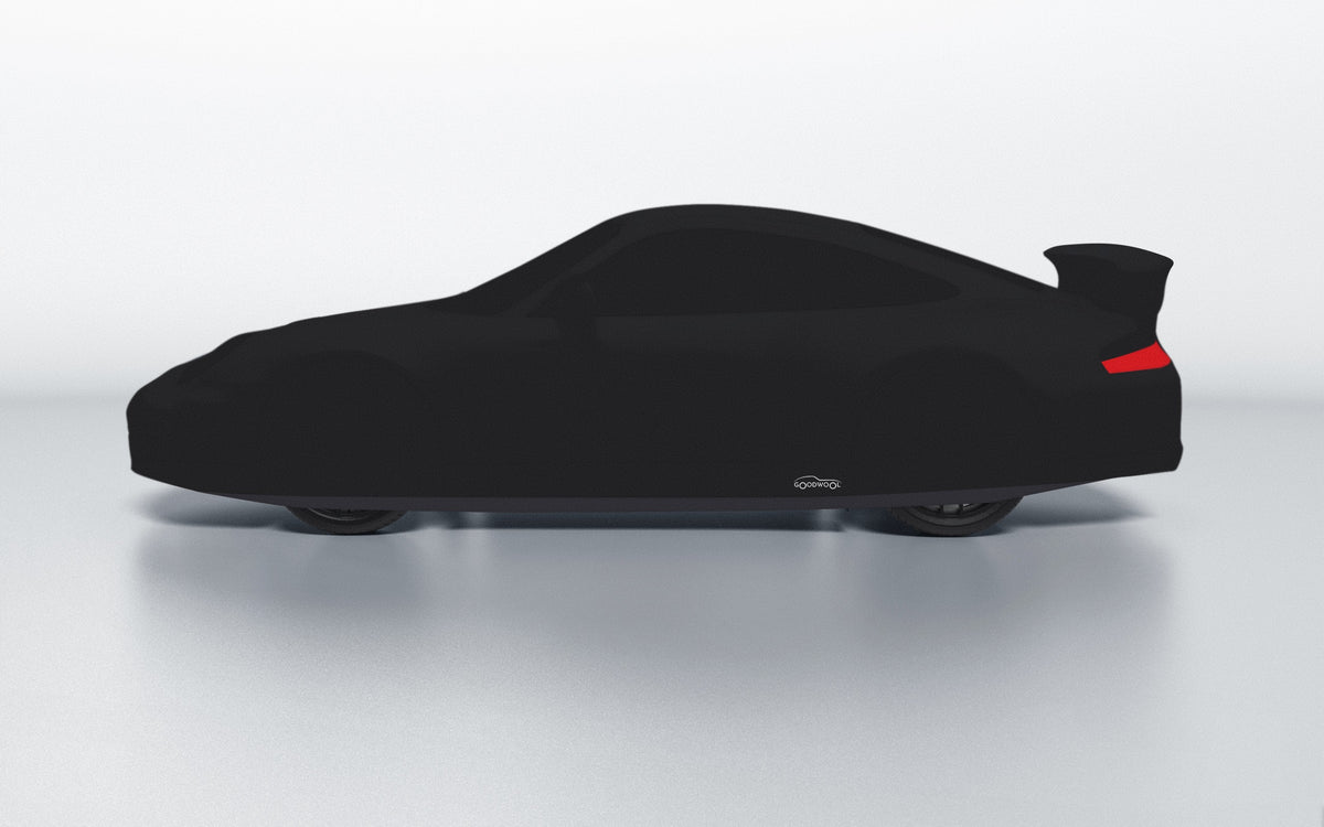 Goodwool tailor-made car cover for Porsche 911 (996.2) GT3 — Black 890