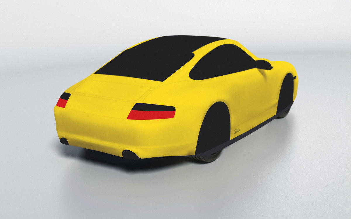 Goodwool tailor-made car cover for Porsche 911 (996.2) Targa — Yellow 340