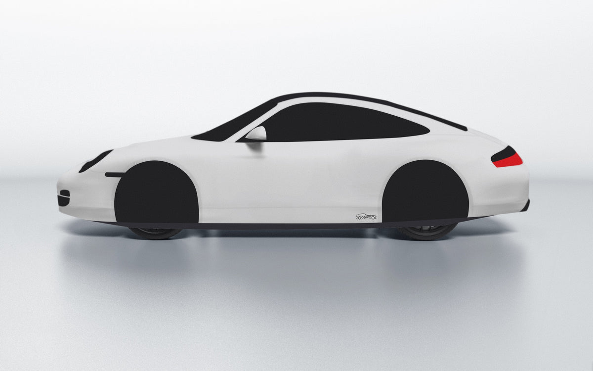 Goodwool tailor-made car cover for Porsche 911 (996.2) Targa — Grey 710