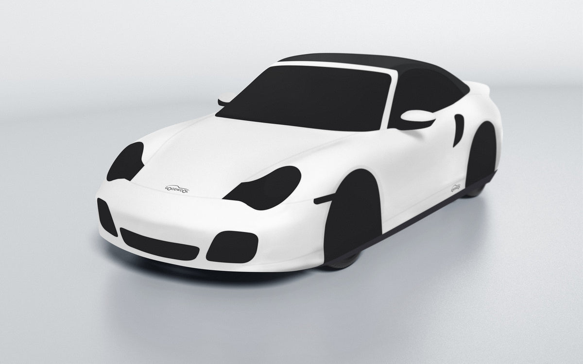 Goodwool tailor-made car cover for Porsche 911 (996.2) Turbo S Cabriolet — White 010