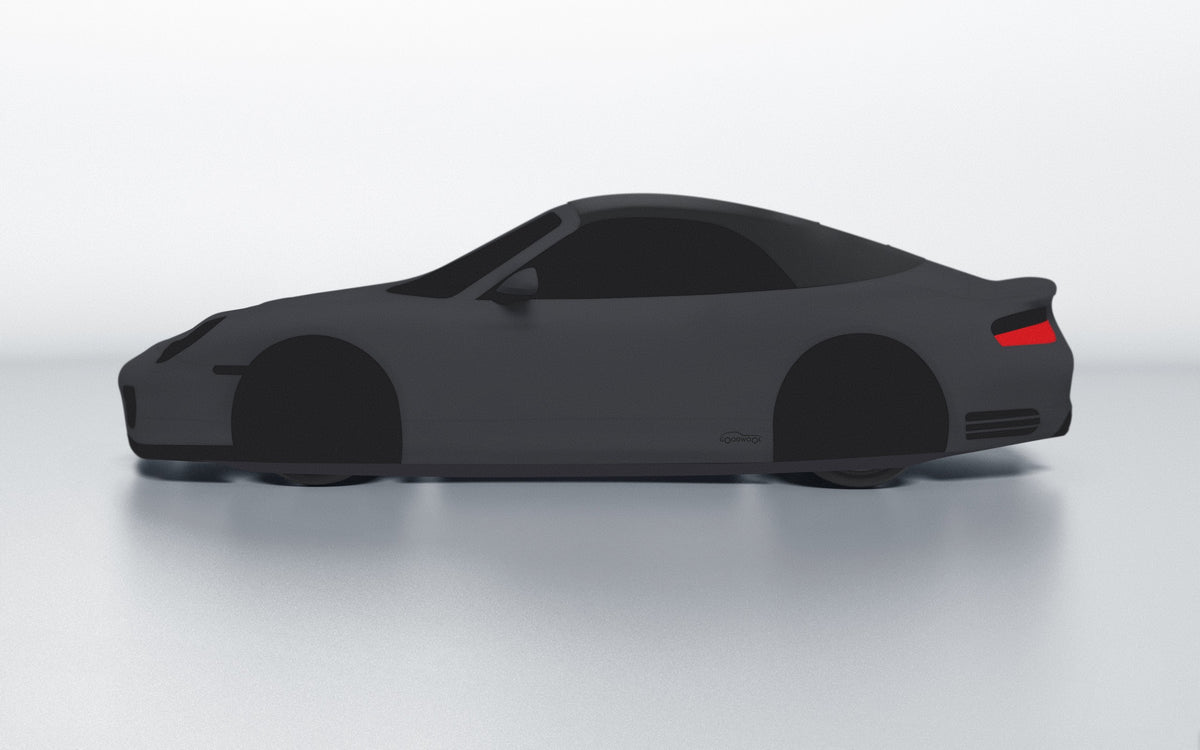 Goodwool tailor-made car cover for Porsche 911 (996.2) Turbo S Cabriolet — Grey 790