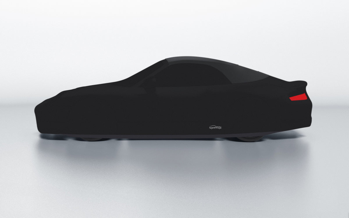Goodwool tailor-made car cover for Porsche 911 (996.2) Turbo S Cabriolet — Black 890