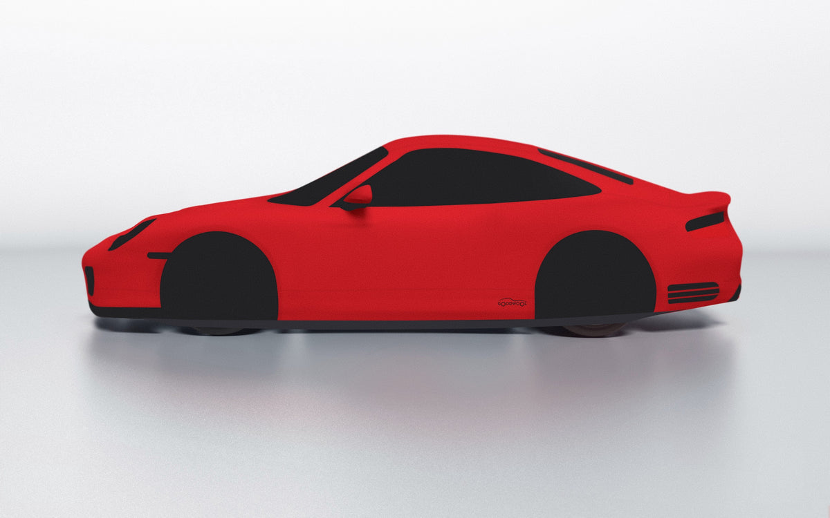 Goodwool tailor-made car cover for Porsche 911 (996.2) Turbo S — Red 150