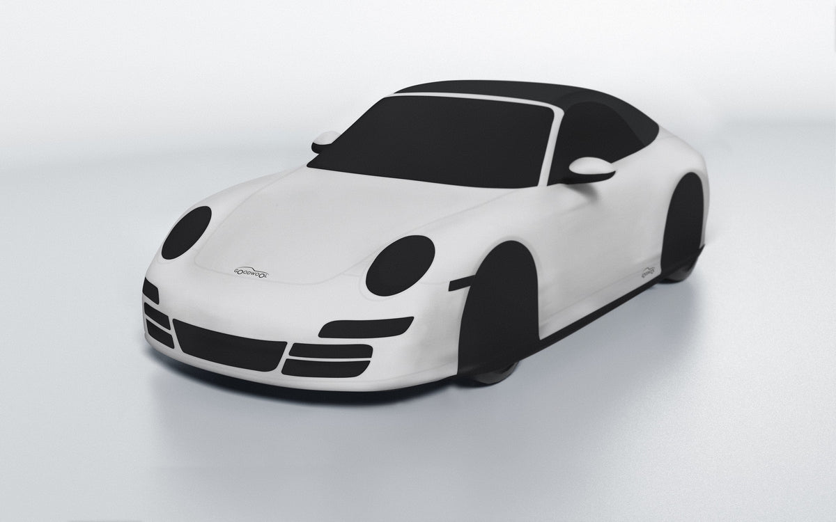 Goodwool tailor-made car cover for Porsche 911 (997.1) Carrera 4S Cabriolet — Grey 710
