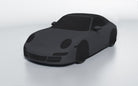 Goodwool tailor-made car cover for Porsche 911 (997.1) Carrera 4S Cabriolet — Grey 790