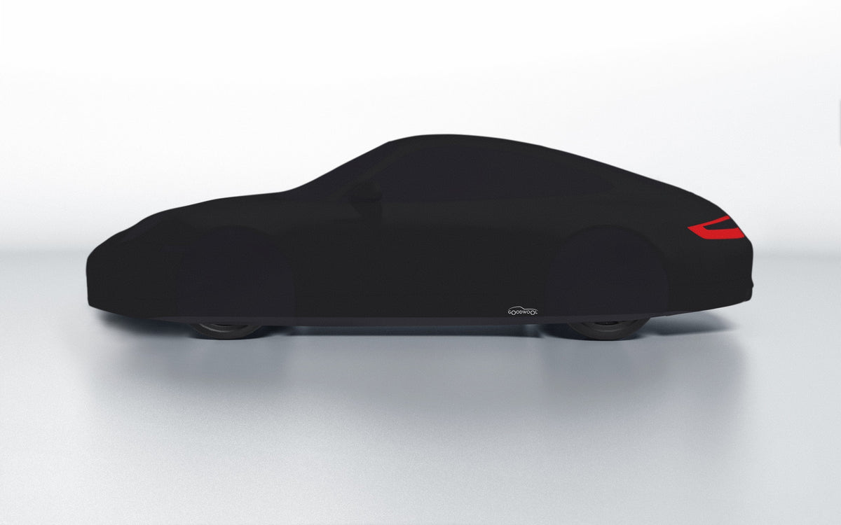 Goodwool tailor-made car cover for Porsche 911 (997.1) Carrera 4 — Black 890