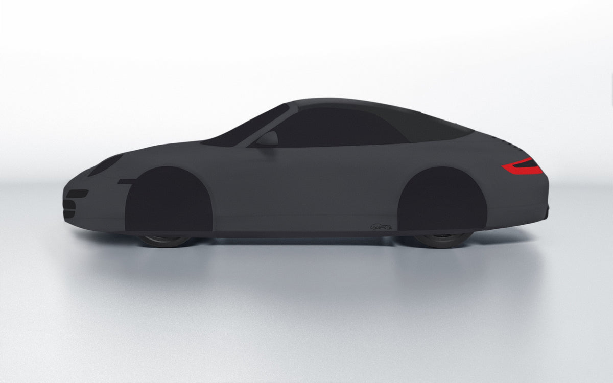 Goodwool tailor-made car cover for Porsche 911 (997.1) Carrera Cabriolet — Grey 790
