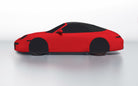 Goodwool tailor-made car cover for Porsche 911 (997.1) Carrera S Cabriolet — Red 150