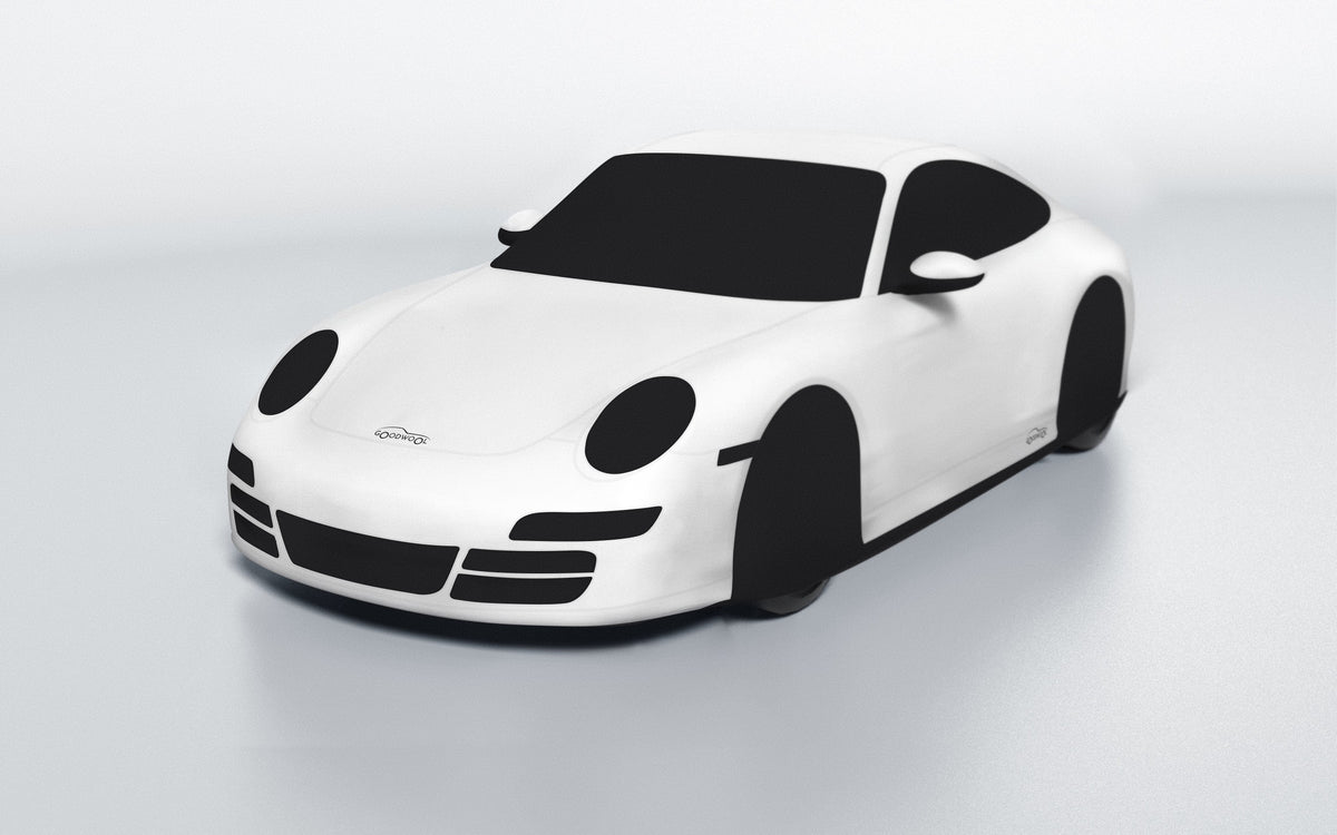 Goodwool tailor-made car cover for Porsche 911 (997.1) Carrera S — White 010