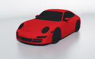 Goodwool tailor-made car cover for Porsche 911 (997.1) Carrera S — Red 150