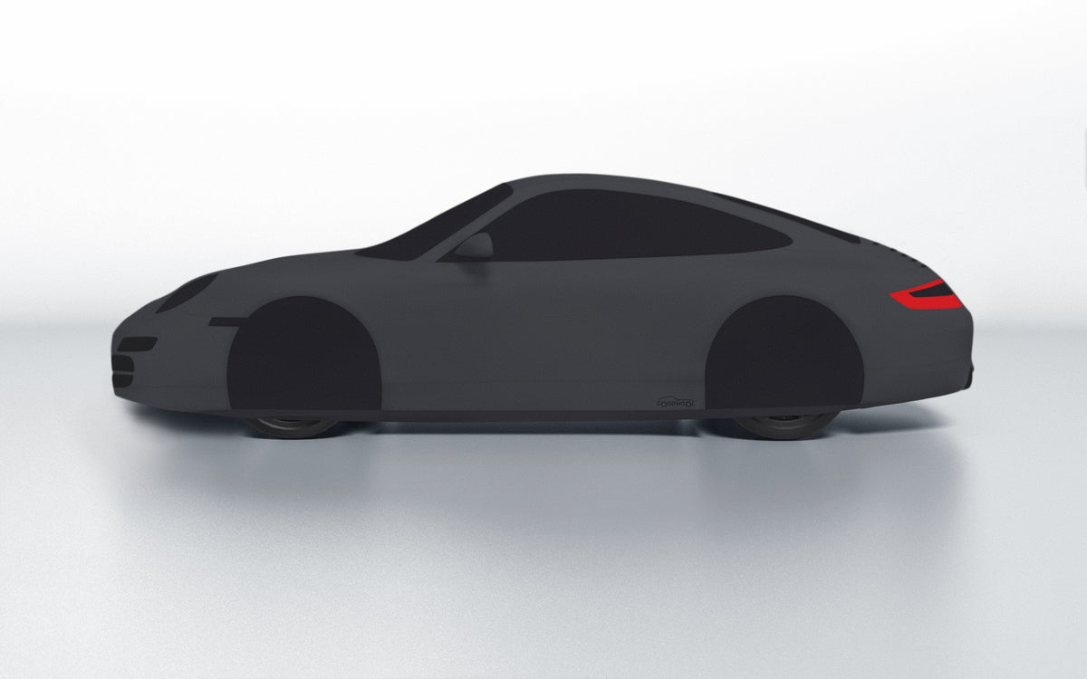 Goodwool tailor-made car cover for Porsche 911 (997.1) Carrera S — Grey 790