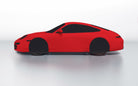 Goodwool tailor-made car cover for Porsche 911 (997.1) Carrera — Red 150