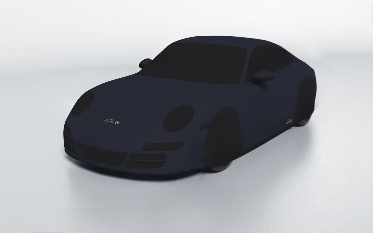 Goodwool tailor-made car cover for Porsche 911 (997.1) Carrera — Blue 590