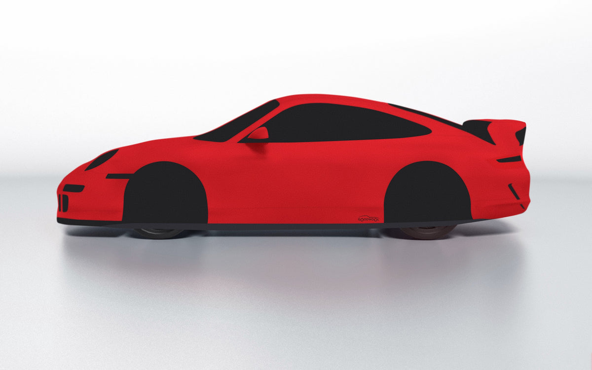 Goodwool tailor-made car cover for Porsche 911 (997.1) GT3 — Red 150