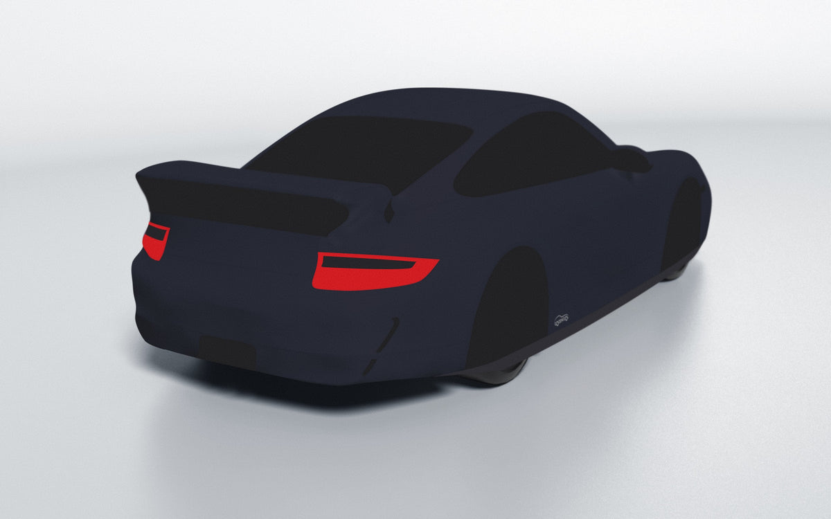 Goodwool tailor-made car cover for Porsche 911 (997.1) GT3 — Blue 590