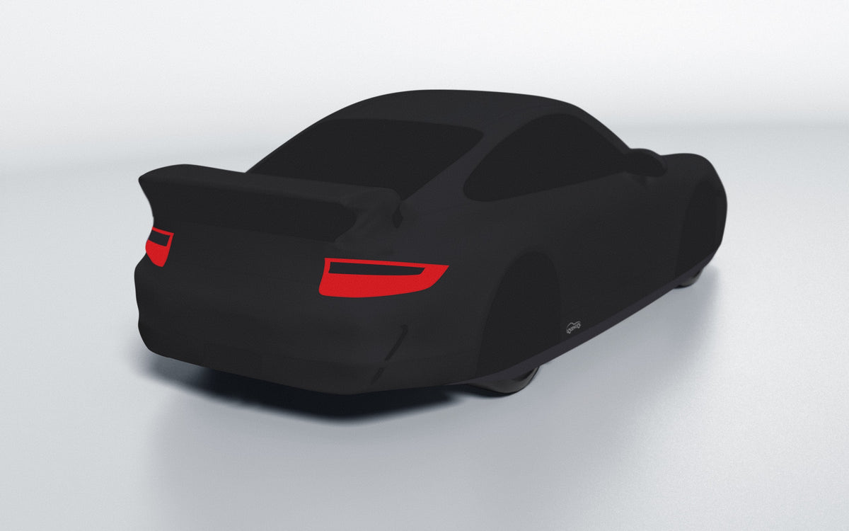 Goodwool tailor-made car cover for Porsche 911 (997.1) GT3 — Black 850