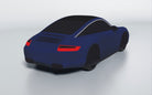 Goodwool tailor-made car cover for Porsche 911 (997.1) Targa 4 — Blue 565
