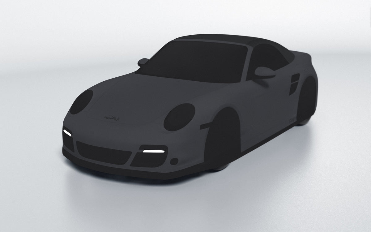 Goodwool tailor-made car cover for Porsche 911 (997.1) Turbo Cabriolet — Grey 790