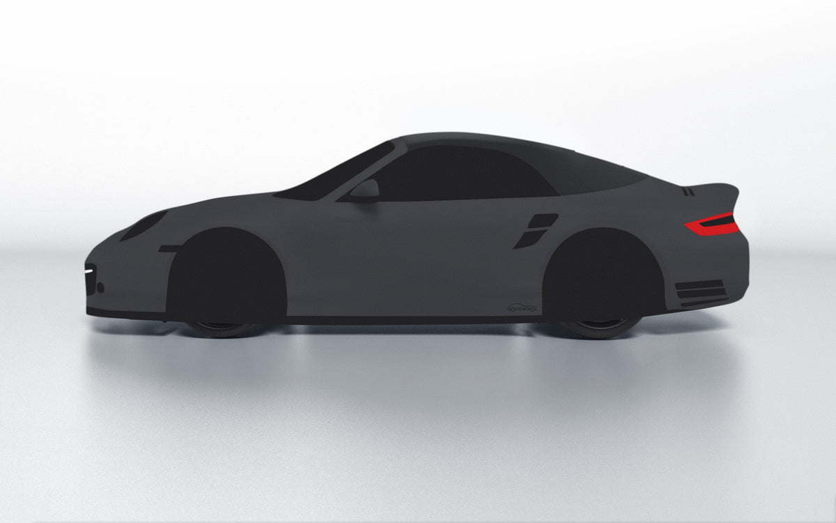 Goodwool tailor-made car cover for Porsche 911 (997.1) Turbo Cabriolet — Grey 790