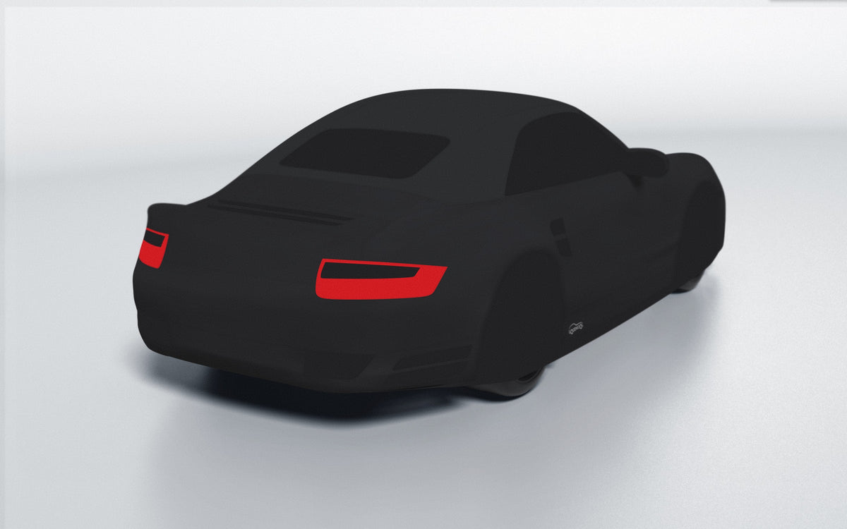 Goodwool tailor-made car cover for Porsche 911 (997.1) Turbo Cabriolet — Black 850