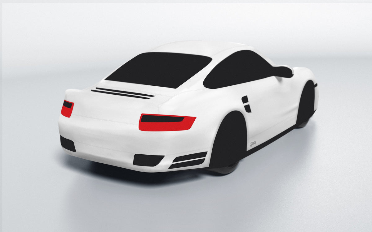 Goodwool tailor-made car cover for Porsche 911 (997.1) Turbo — White 010