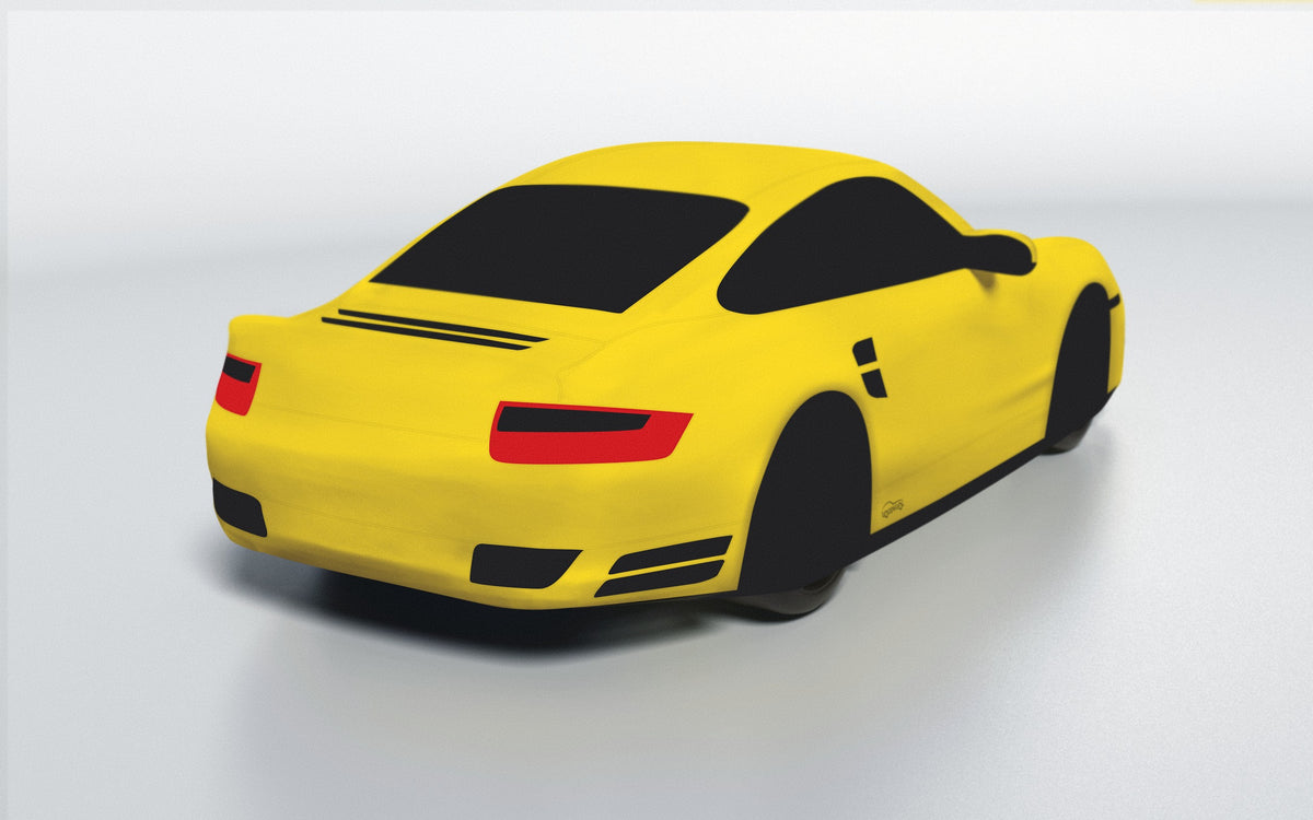 Goodwool tailor-made car cover for Porsche 911 (997.1) Turbo — Yellow 340
