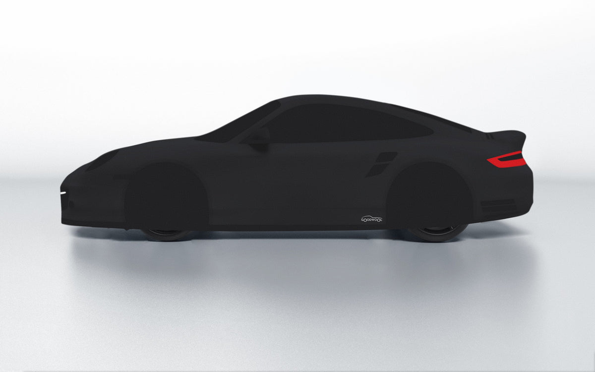 Goodwool tailor-made car cover for Porsche 911 (997.1) Turbo — Black 850