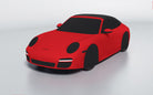 Goodwool tailor-made car cover for Porsche 911 (997.2) Carrera 4S Cabriolet — Red 150