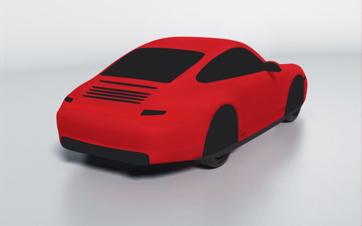 Goodwool tailor-made car cover for Porsche 911 (997.2) Carrera 4S — Red 150