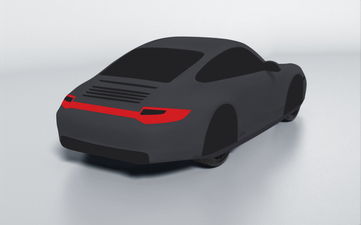 Goodwool tailor-made car cover for Porsche 911 (997.2) Carrera 4 — Grey 790