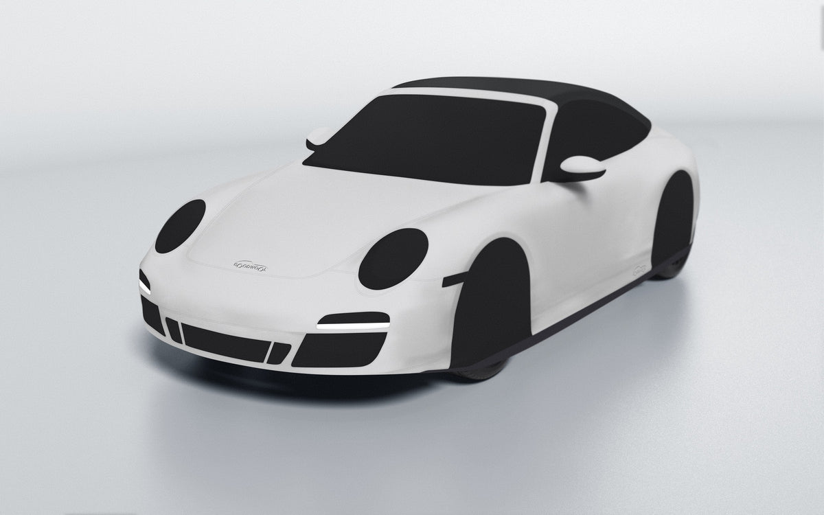 Goodwool tailor-made car cover for Porsche 911 (997.2) Carrera GTS Cabriolet — Grey 710