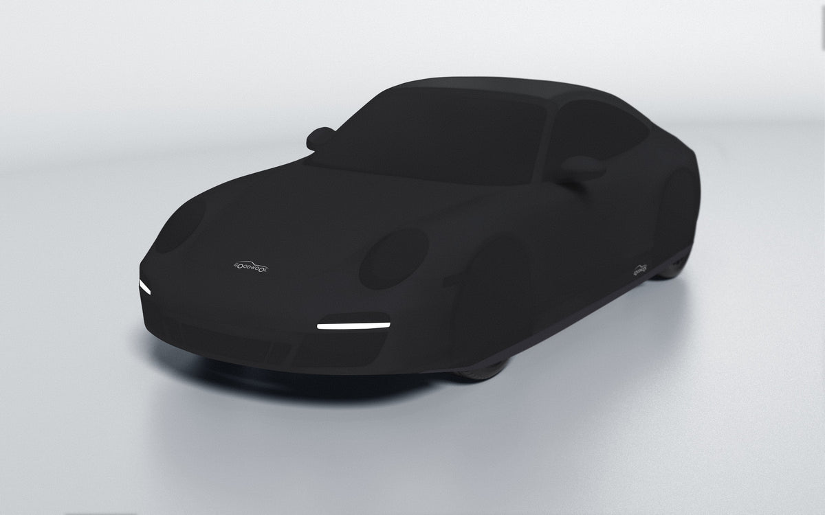 Goodwool tailor-made car cover for Porsche 911 (997.2) Carrera GTS Cabriolet — Black 850