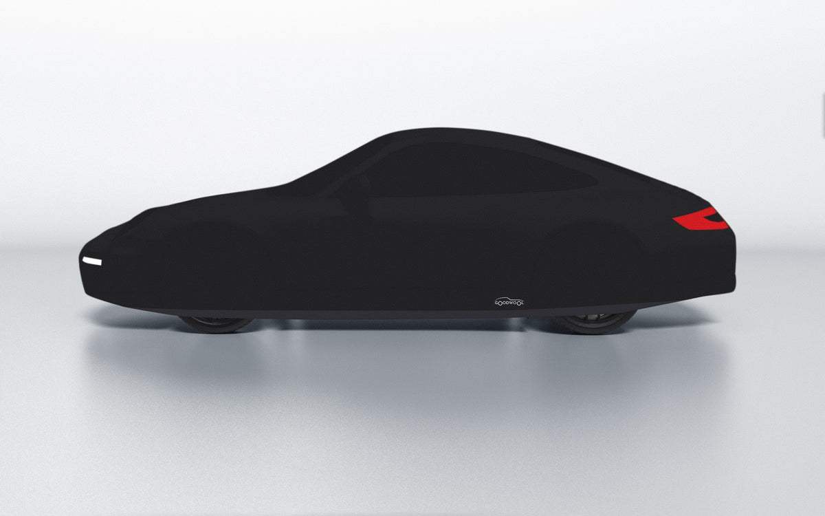 Goodwool tailor-made car cover for Porsche 911 (997.2) Carrera GTS — Black 890