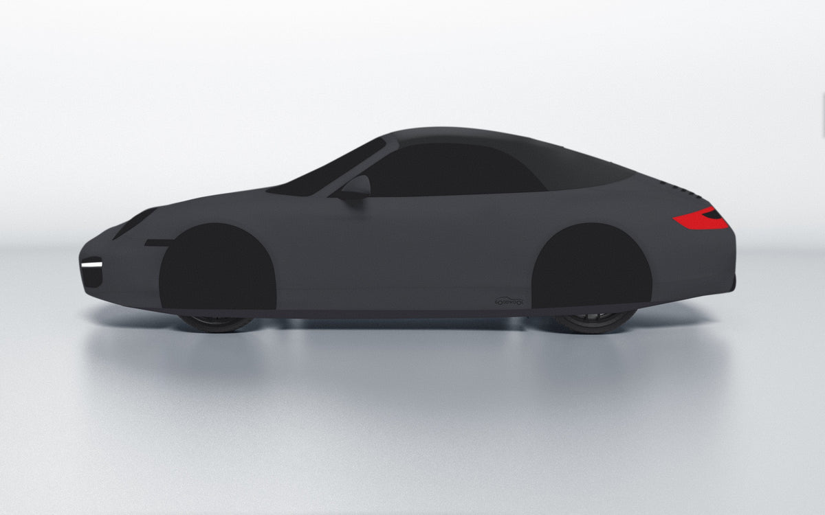 Goodwool tailor-made car cover for Porsche 911 (997.2) Carrera S Cabriolet — Grey 790