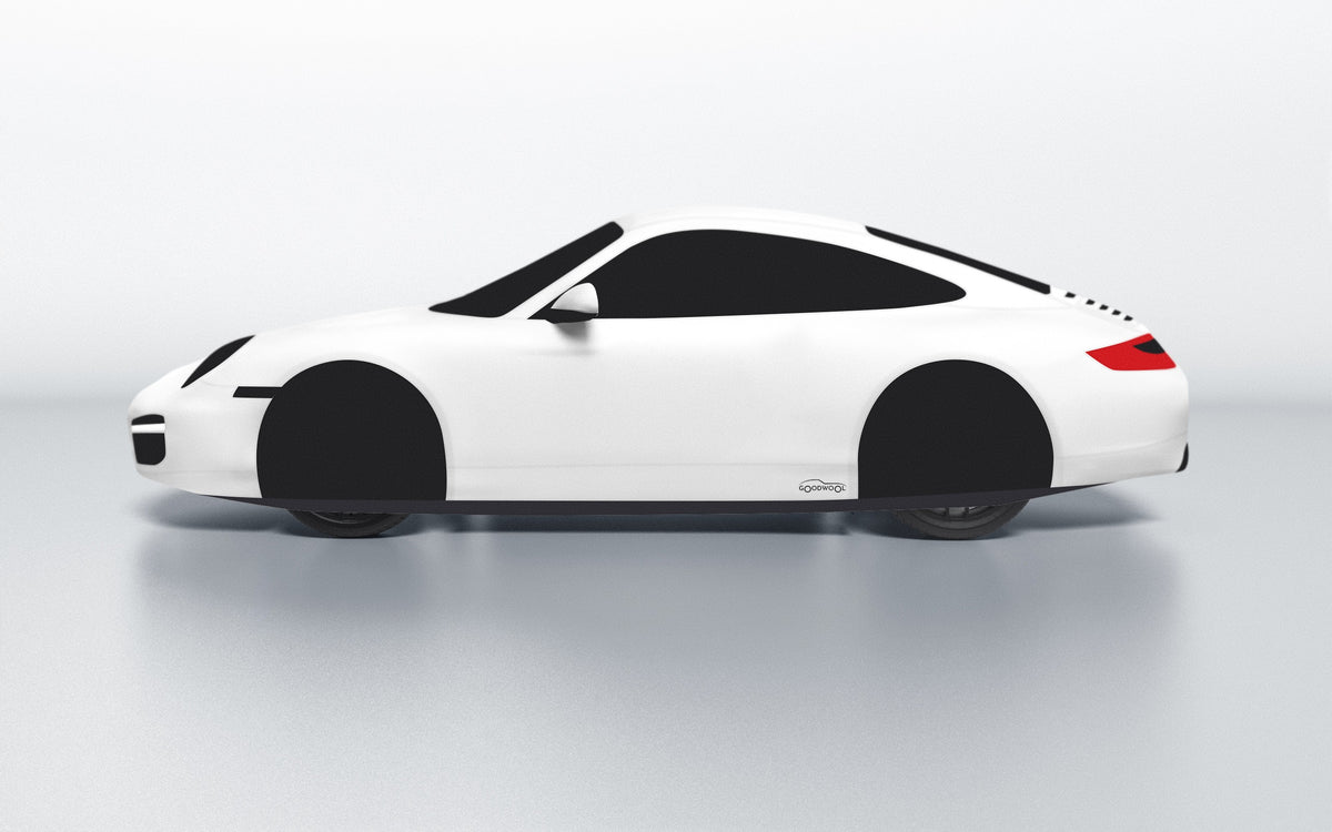 Goodwool tailor-made car cover for Porsche 911 (997.2) Carrera S — White 010