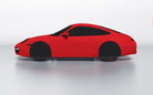 Goodwool tailor-made car cover for Porsche 911 (997.2) Carrera S — Red 150