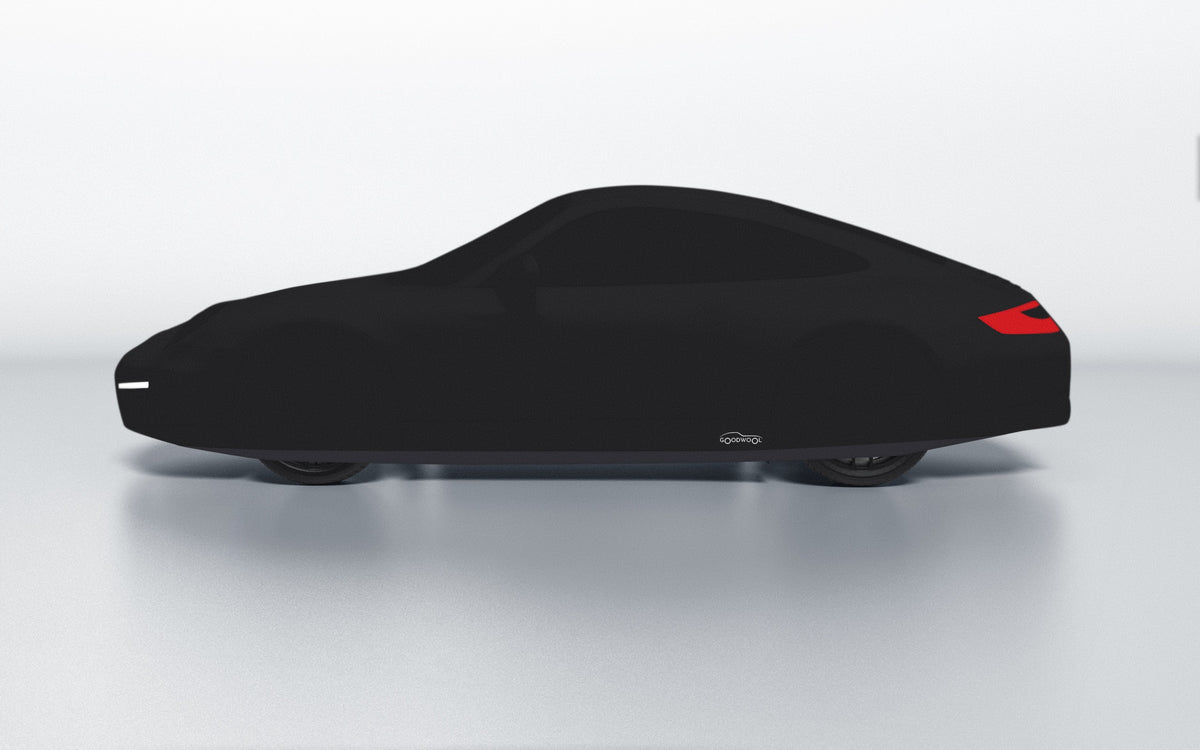 Goodwool tailor-made car cover for Porsche 911 (997.2) Carrera S — Black 890