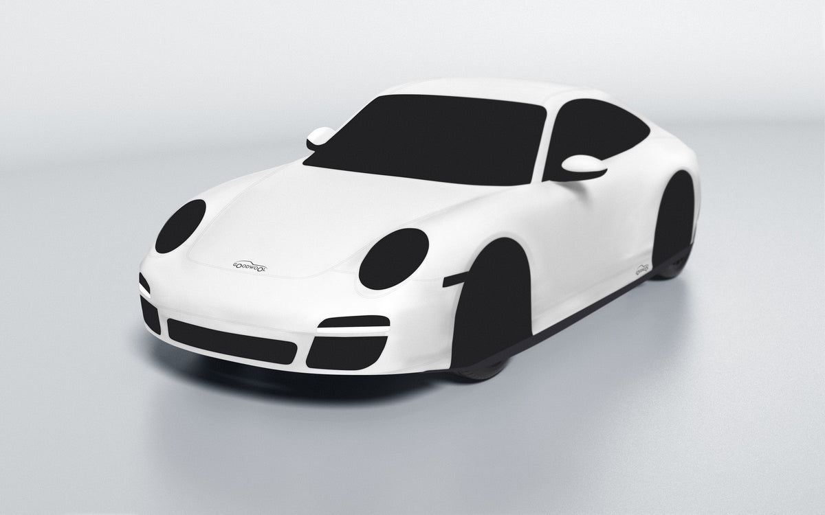 Goodwool tailor-made car cover for Porsche 911 (997.2) Carrera — White 010