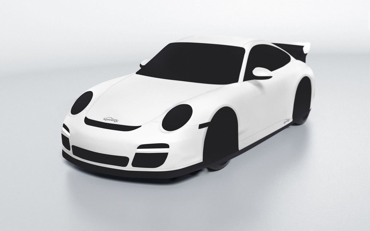 Goodwool tailor-made car cover for Porsche 911 (997.2) GT3 — White 010