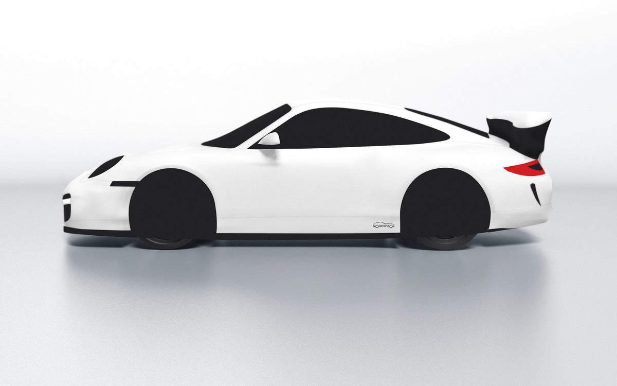 Goodwool tailor-made car cover for Porsche 911 (997.2) GT3 — White 010