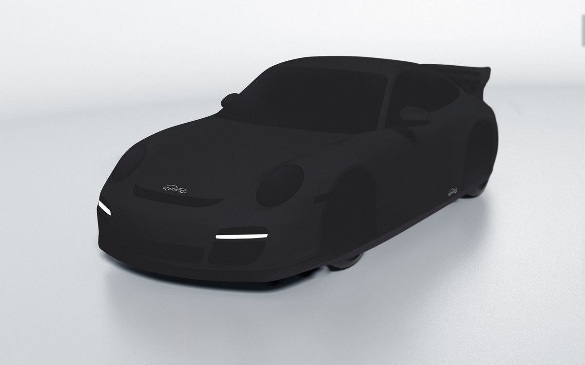 Goodwool tailor-made car cover for Porsche 911 (997.2) GT3 — Black 850