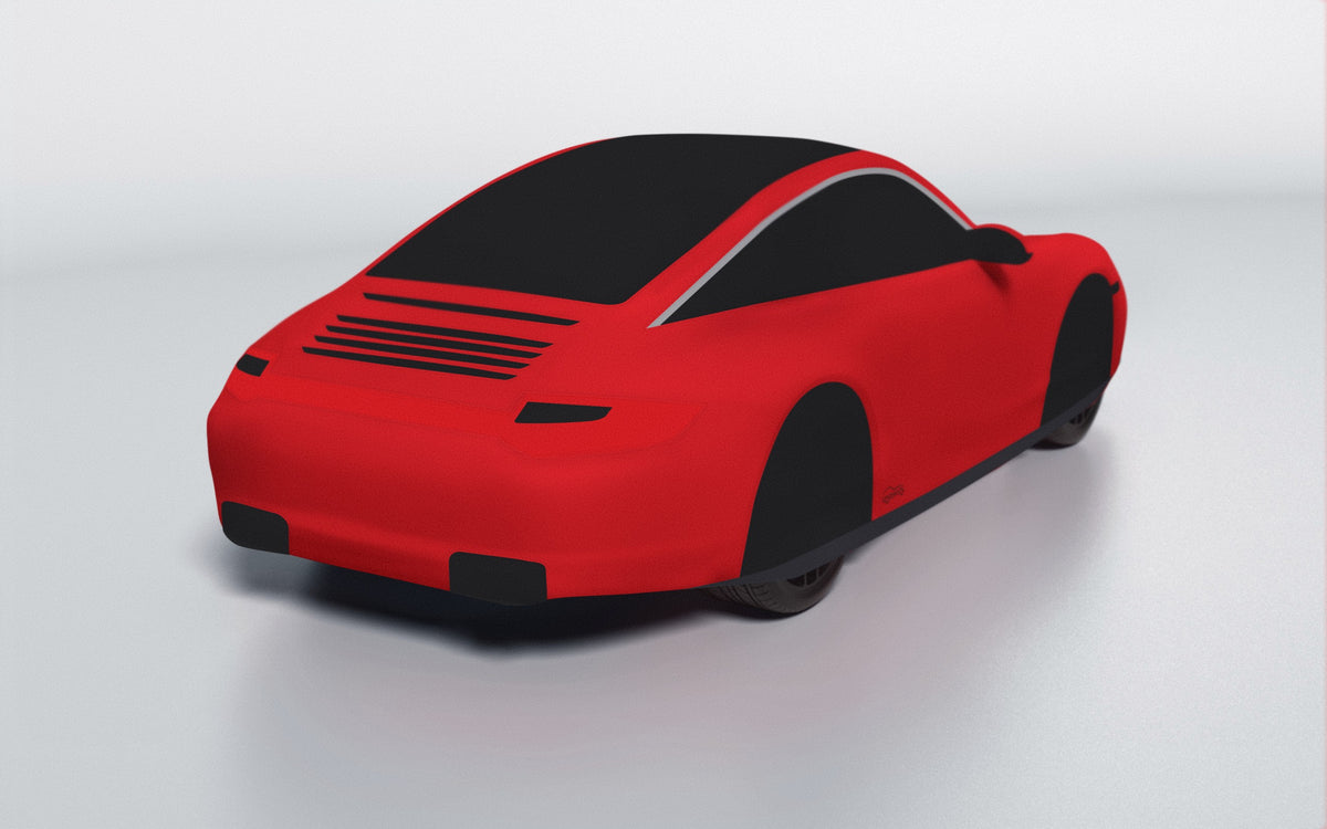 Goodwool tailor-made car cover for Porsche 911 (997.2) Targa 4S — Red 150