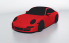 Goodwool tailor-made car cover for Porsche 911 (997.2) Targa 4 — Red 150