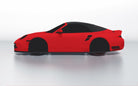 Goodwool tailor-made car cover for Porsche 911 (997.2) Turbo Cabriolet — Red 150