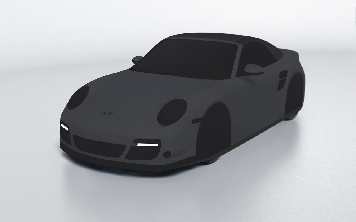 Goodwool tailor-made car cover for Porsche 911 (997.2) Turbo S Cabriolet — Grey 790