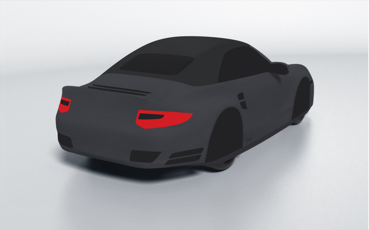 Goodwool tailor-made car cover for Porsche 911 (997.2) Turbo S Cabriolet — Grey 790